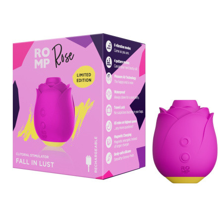 Бесконтактный клиторальный стимулятор Romp Suction Rose, RP301SG4