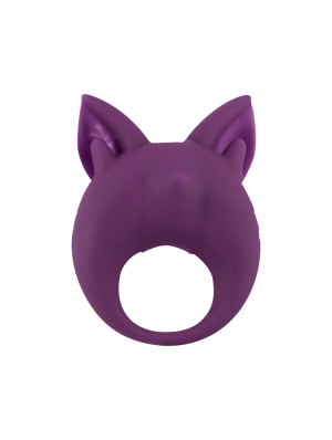 ПЕРЕЗАРЯЖАЕМОЕ КОЛЬЦО ДЛЯ КЛИТОРАЛЬНОЙ СТИМУЛЯЦИИ MIMI ANIMALS KITTEN KIKI PURPLE 7200-03LOLA