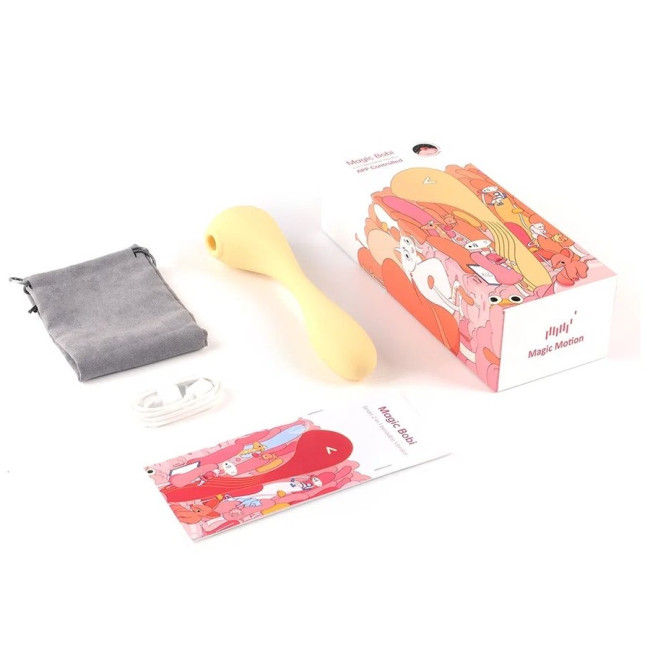 Вибратор Magic Motion Bobi желтый, 861161 Вибратор Magic Motion Bobi желтый, 861161