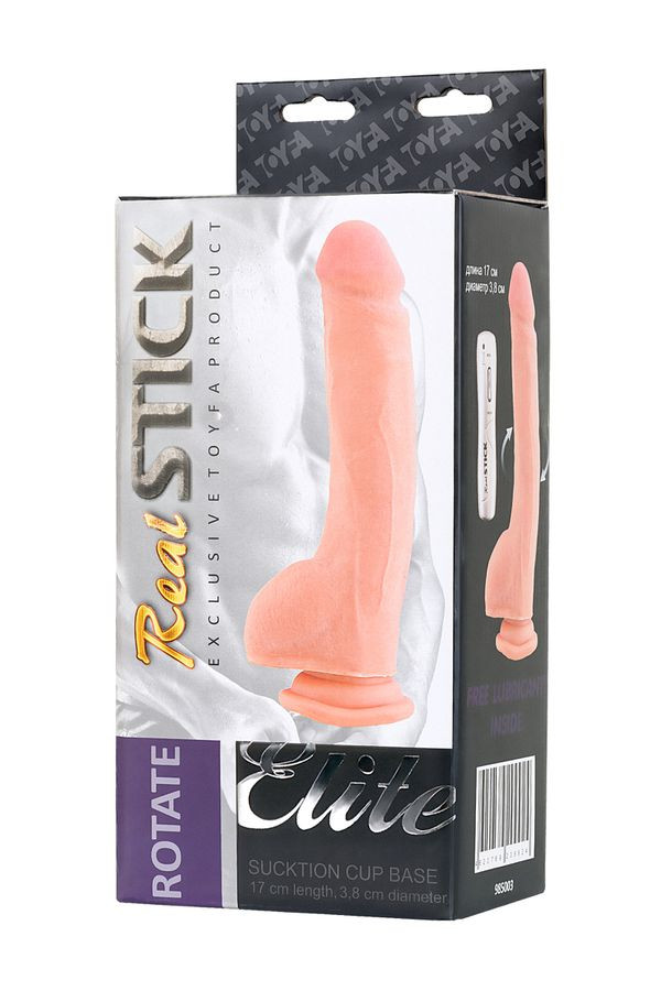 Ротатор RealStick Elite на присоске, телесный, SoftSkin, 7 режимов вращения, 18 см, 985005-1 Ротатор RealStick Elite на присоске, телесный, SoftSkin, 7 режимов вращения, 18 см, 985005-1