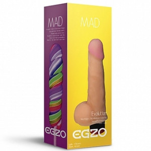 ВИБРАТОР РЕАЛИСТИК &quot;EGZO LOLLIPOP&quot; L 176 мм D 42 мм киберкожа, арт. V004