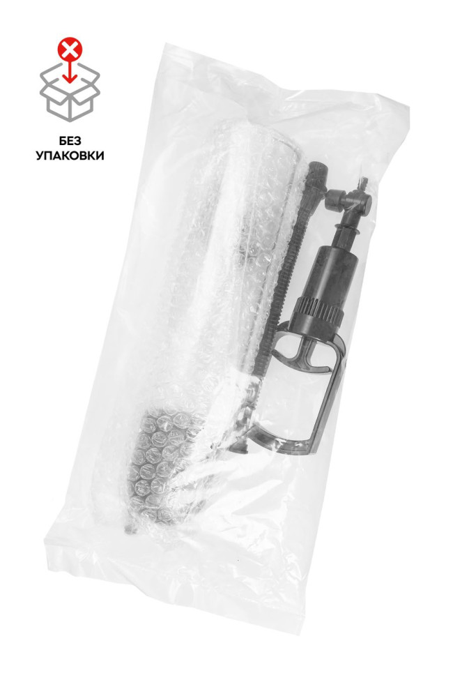 Помпа для пениса с монометром, ABS-пластик, прозрачный, 20 см (в пакете), 768001 Помпа для пениса с монометром, ABS-пластик, прозрачный, 20 см (в пакете), 768001