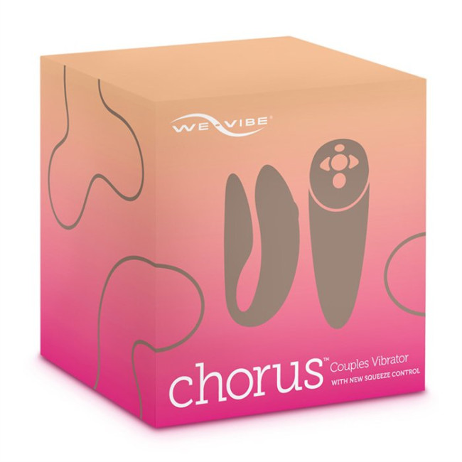 Сенсорный вибромассажер для пар We-Vibe Chorus Pink, SNHRSG3