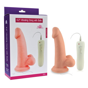 ВИБРОМАССАЖЁР &quot;VIBRATING DONG WITH BALLS&quot;