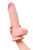 Фаллоимитатор-гигант LoveToy, реалистичный, neoskin, телесный, 27 см, ? 6,8 см, 719103