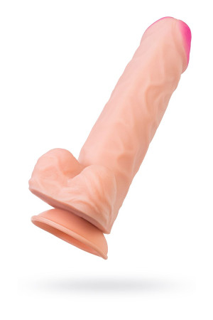 Фаллоимитатор-гигант LoveToy, реалистичный, neoskin, телесный, 27 см, ? 6,8 см