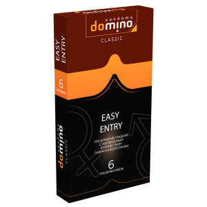 ПРЕЗЕРВАТИВЫ DOMINO CLASSIC EASY ENTRY 6 ШТ