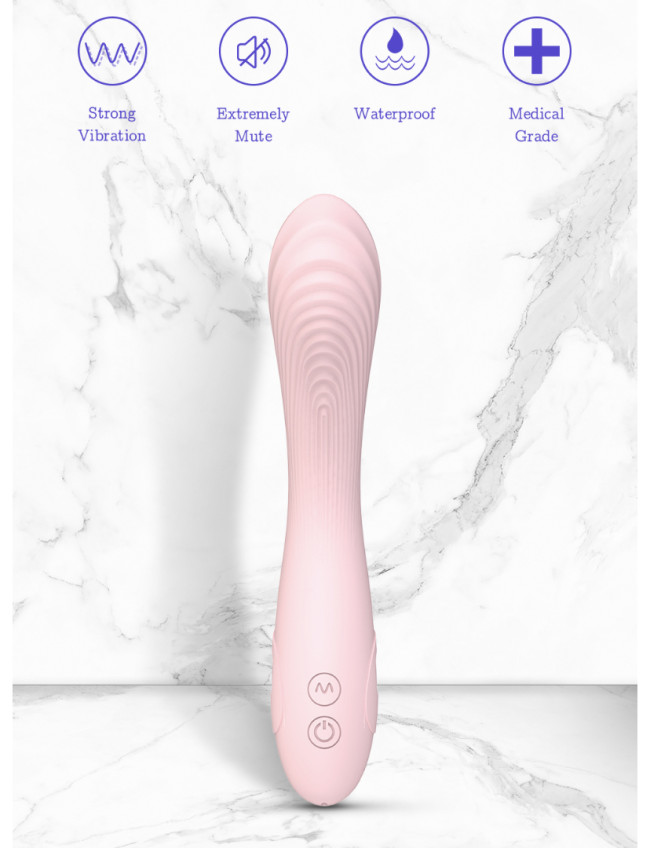 Японский Гнущийся вибратор DRYWELL V-30 с 6 скоростями(розовый), V-30 Японский Гнущийся вибратор DRYWELL V-30 с 6 скоростями(розовый), V-30