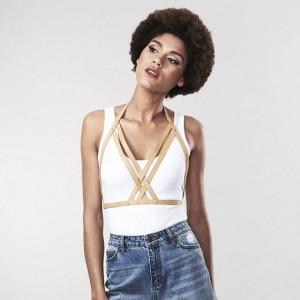 Bijoux Indiscrets Упряжь MAZE H Harness коричневая