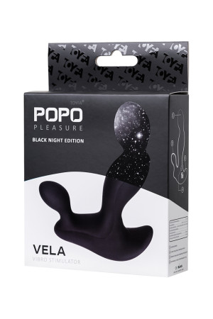 АНАЛЬНЫЙ СТИМУЛЯТОР POPO PLEASURE BY TOYFA VELA, СИЛИКОН, ЧЕРНЫЙ