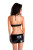 Комплект Glossy Brianna из материала Wetlook, черный, XL, 955027-XL