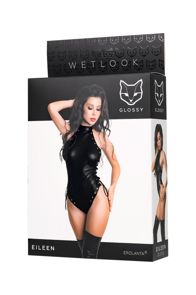 Боди Glossy Eileen из материала Wetlook, XL, 955042-XL Боди Glossy Eileen из материала Wetlook, XL, 955042-XL