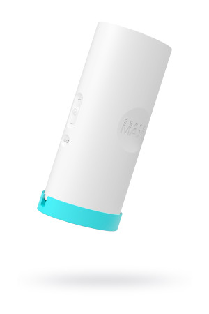 Мастурбатор нереалистичный Sense Max, силикон, белый, 18,5 см