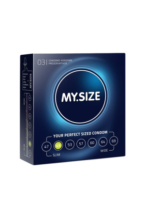 ПРЕЗЕРВАТИВЫ &quot;MY.SIZE&quot; №3 РАЗМЕР 69 (ШИРИНА 69MM)