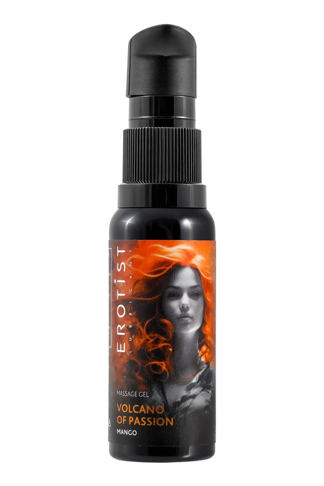 Гель Erotist с эффектом вибрации VOLCANO OF PASSION: MANGO (со вкусом манго), 25 мл, 541822