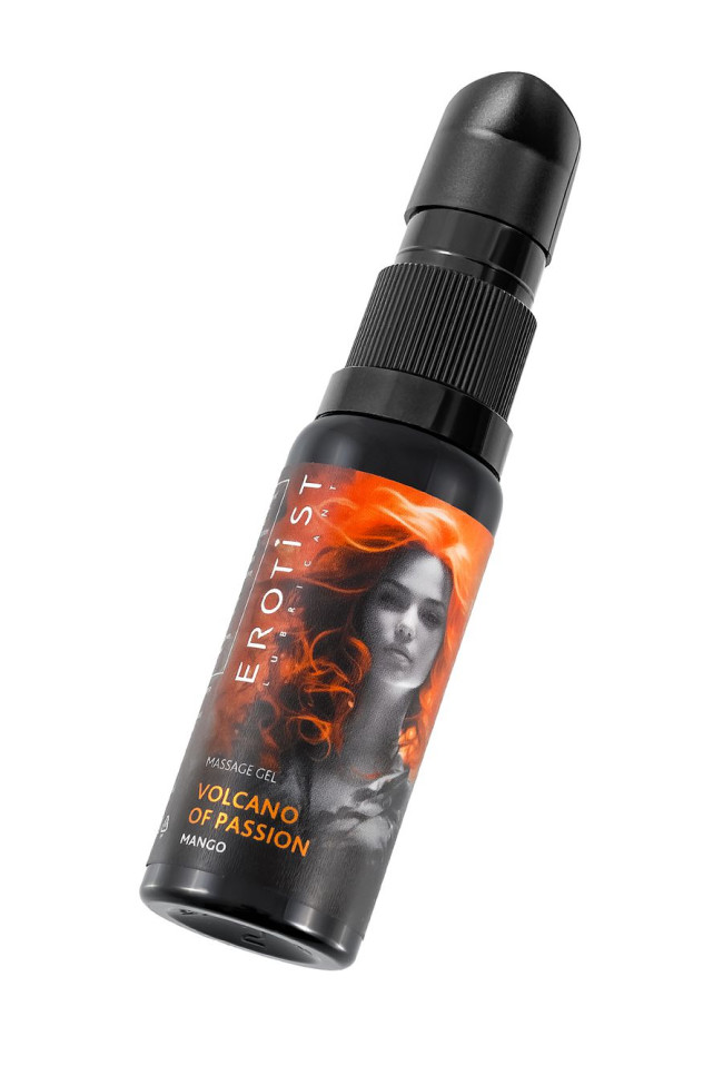 Гель Erotist с эффектом вибрации VOLCANO OF PASSION: MANGO (со вкусом манго), 25 мл, 541822