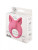 Перезаряжаемое кольцо для клиторальной стимуляции MiMi Animals Kitten Kiki Pink 7200-01lola, 7200-01lola