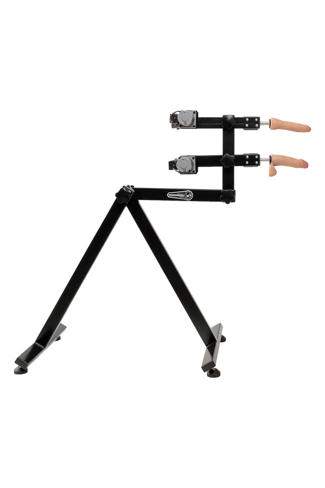 Секс-машина LoveMachines Дабл-Роботик, металл, черный, 90 см, Секс-машина LoveMachines Дабл-Роботик, металл, черный, 90 см,