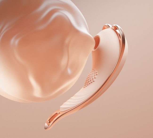 Вакуумный мини вибратор Galaku на трусиках, GK 24133-BE Вакуумный мини вибратор Galaku на трусиках, GK 24133-BE