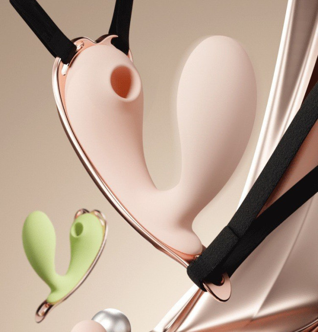 Вакуумный мини вибратор Galaku + на трусиках, GK 24134-B Вакуумный мини вибратор Galaku + на трусиках, GK 24134-B