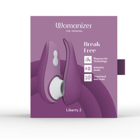 Бесконтактный клиторальный стимулятор Womanizer Liberty 2 фиолетовый, WZ112SG5 Бесконтактный клиторальный стимулятор Womanizer Liberty 2 фиолетовый, WZ112SG5