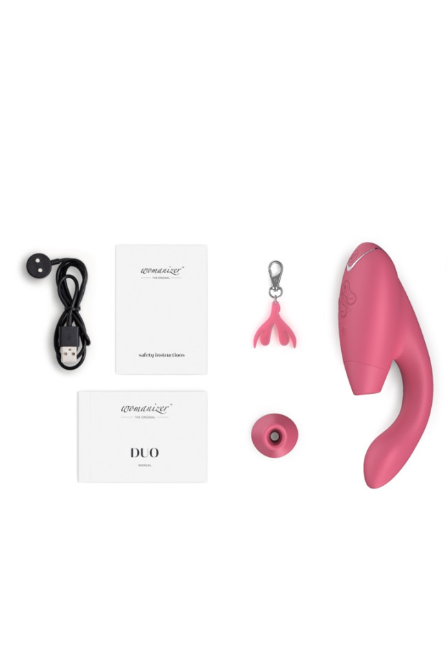 Бесконтактный клиторальный стимулятор Womanizer Duo розовый, WZ071SG3 Бесконтактный клиторальный стимулятор Womanizer Duo розовый, WZ071SG3