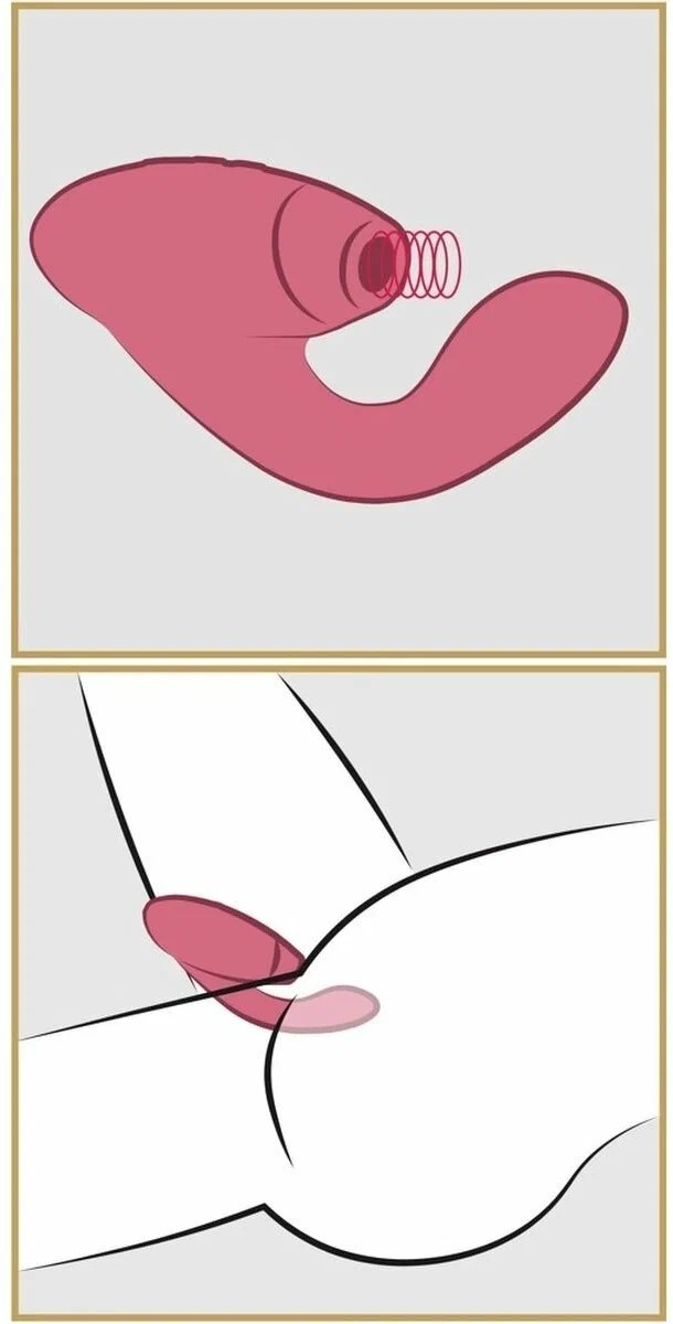 Бесконтактный клиторальный стимулятор Womanizer Duo розовый, WZ071SG3 Бесконтактный клиторальный стимулятор Womanizer Duo розовый, WZ071SG3