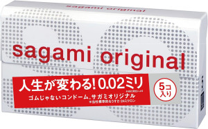 Ультратонкие презервативы Sagami Original 0.02/5 шт