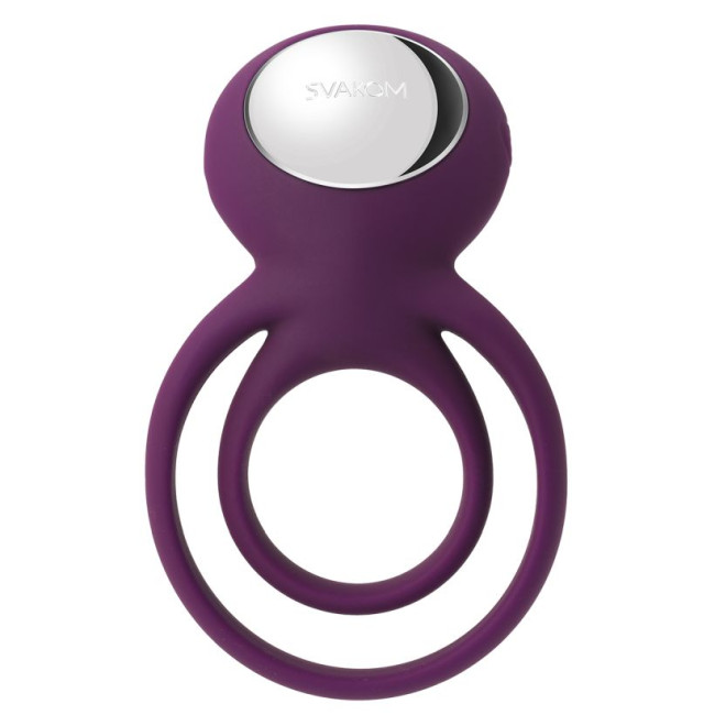 Svakom Tammy фиолетовое эрекционное виброкольцо с подхватом мошонки и стимулятором с пупырышками, S38 Svakom Tammy фиолетовое эрекционное виброкольцо с подхватом мошонки и стимулятором с пупырышками, S38
