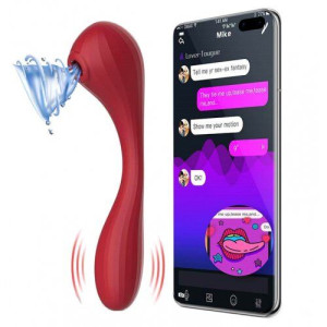 Magic Motion Magic Bobi 2 в 1 бесконтактный стимулятор, вибратор 20,5 см, красный