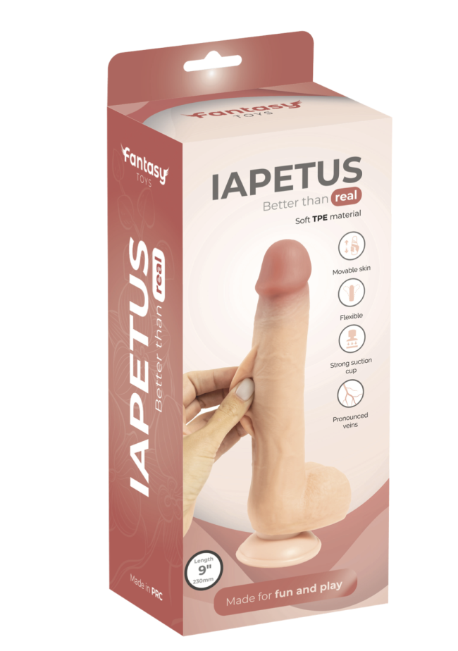 Ультра реалистичный фаллоимитатор Iapetus с подвижной кожей, на присоске, 23 см Fantasy Toys (One Si, 06839 Ультра реалистичный фаллоимитатор Iapetus с подвижной кожей, на присоске, 23 см Fantasy Toys (One Si, 06839