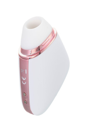 ВАКУУМ-ВОЛНОВОЙ БЕСКОНТАКТНЫЙ СТИМУЛЯТОР КЛИТОРА SATISFYER LOVE TRIANGLE, ABS ПЛАСТИК+СИЛИКОН, БЕЛЫЙ