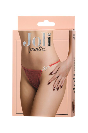 ТРУСИКИ СО СТРАЗАМИ JOLI JAMIE, КРАСНЫЙ, OS