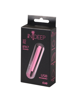 Перезаряжаемая вибропуля Indeep Clio Magenta 7705-02indeep
