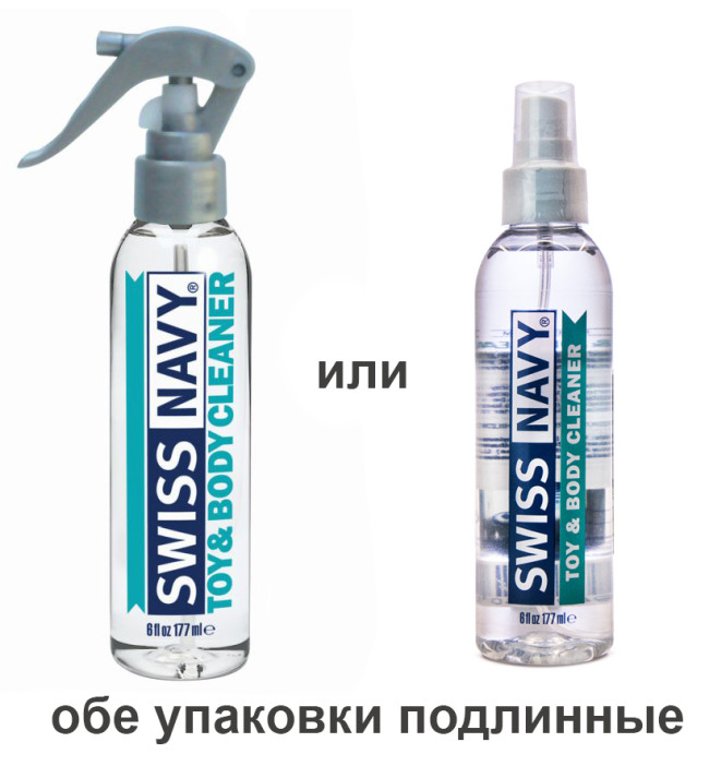 Swiss Navy Очищающий спрей для игрушек и тела, 177 мл, SNTB6OZ